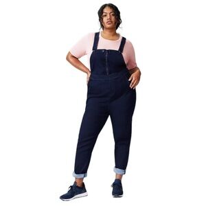 Universal Standard Olivia Denim Overalls In Dark Indigo Size XS / US Large